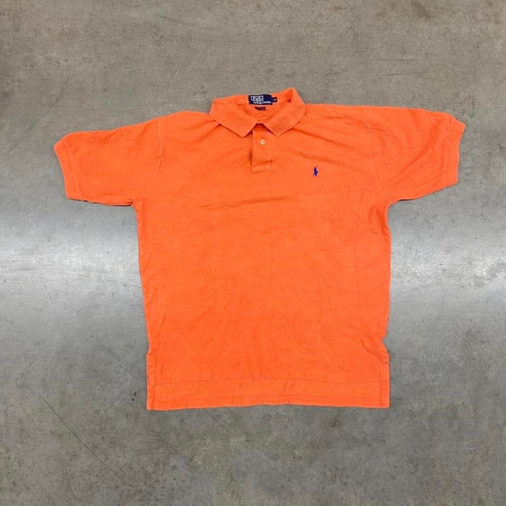 Ralph Lauren Vintage Orange Polo Shirt Men's‎ Medium Classic Fit